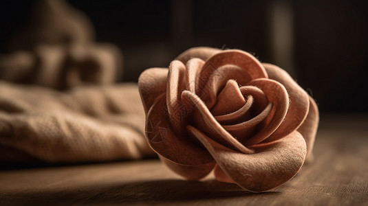 羊毛毡玫瑰背景图片