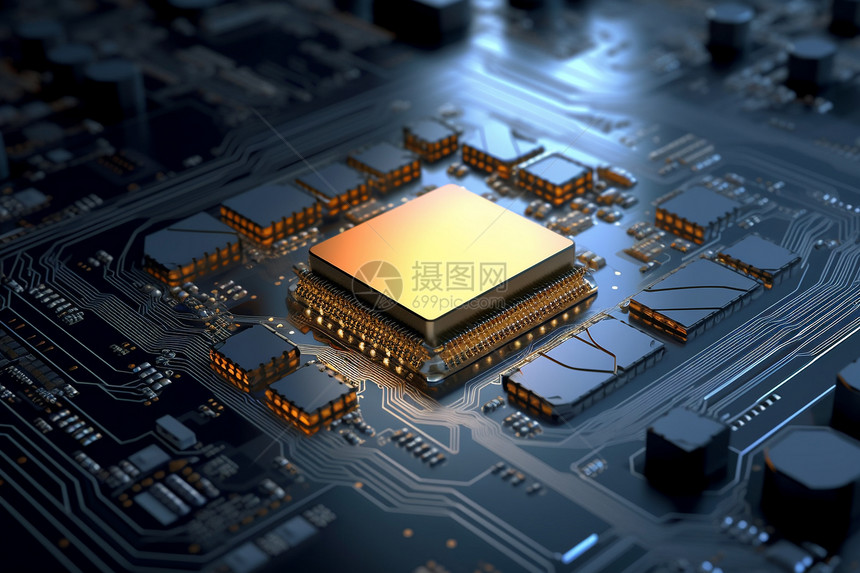 CPU微处理器图片