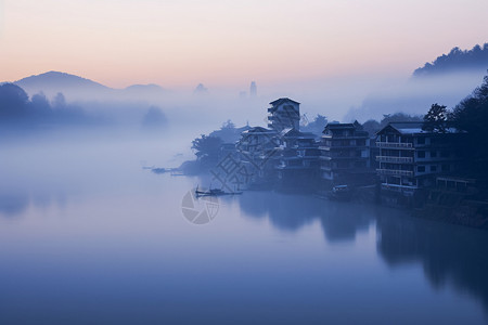 美丽冬季乡村旅游图片