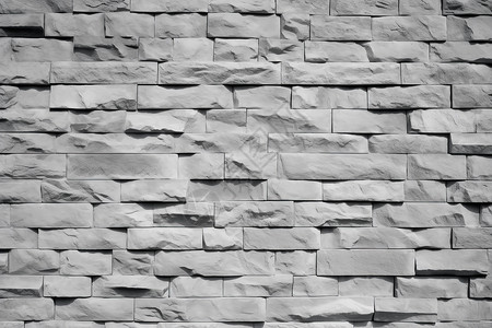 墙板灰色石砖块状背景