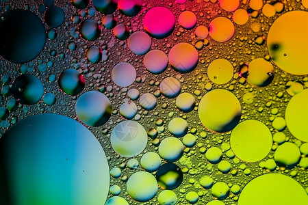 丰富泡沫美丽的气泡设计图片