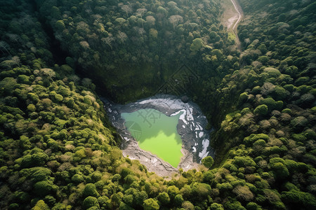 热带雨林洞穴景观图片