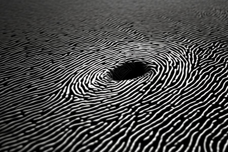 洞下沙滩抽象指纹特写设计图片