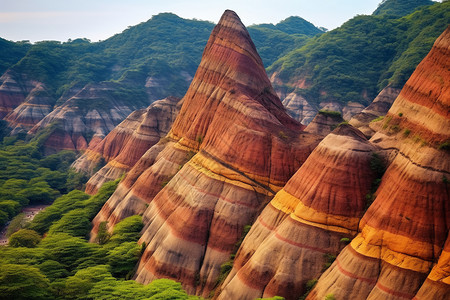 丹霞山风景名胜区背景图片