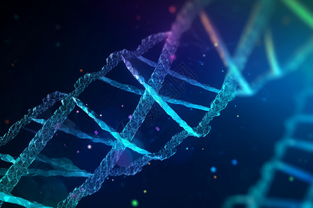 健康工程3d基因工程技术创意概念设计图片