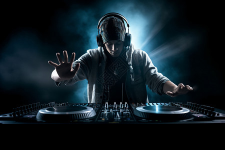 音乐DJ表演图片