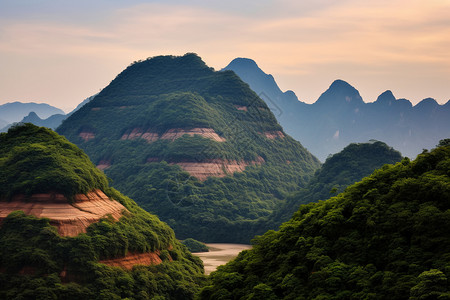 世界遗产丹霞山奇峰风景图片