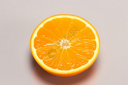 切开的橙子背景图片