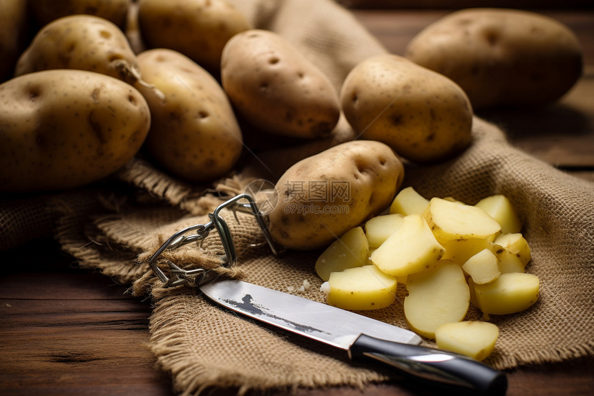 健康饮食的土豆图片