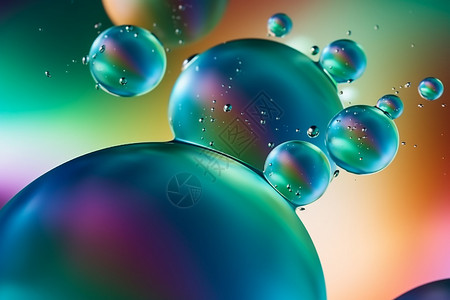 彩色气泡素材图片