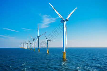 海上风力发电设备图片
