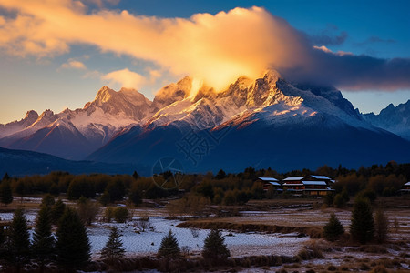 玉龙雪山风景图片