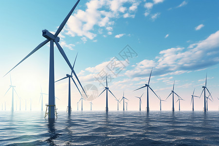 海上可持续发展新能源设备图片