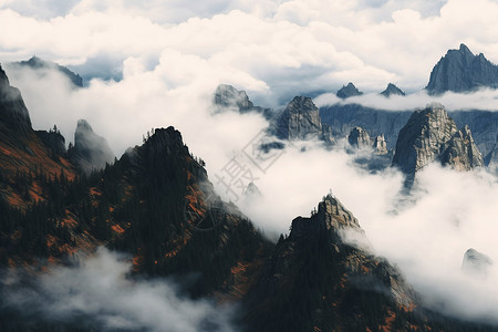 甘南山间自然风景背景图片