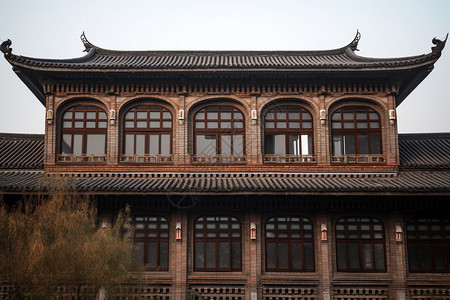 中式屋顶历史文物建筑设计图片