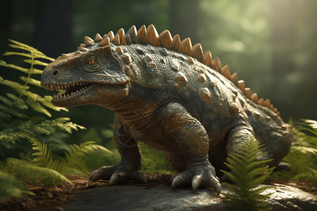 恐龙的3D模型图片