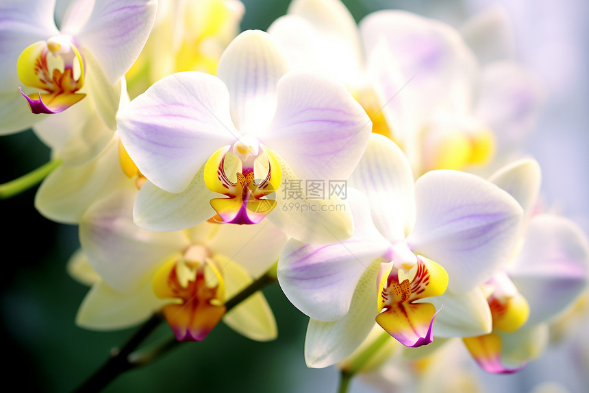 美丽的蝴蝶兰花瓣图片