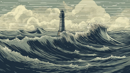 新能源海洋能源工厂插图图片