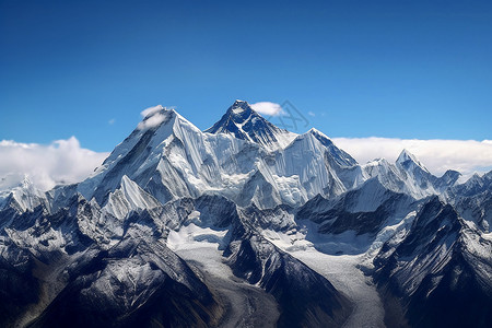 最高的山背景图片