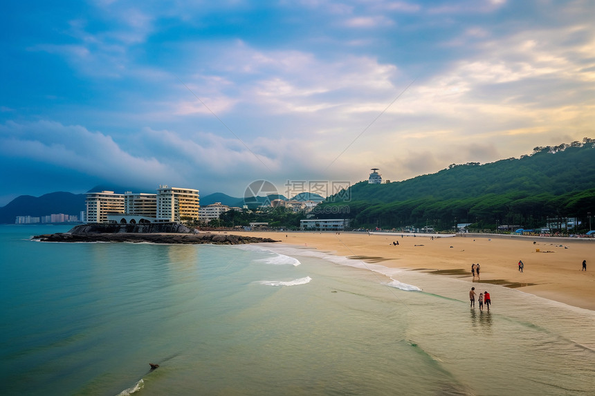 海岸城市图片