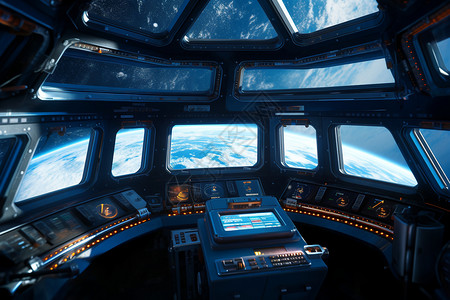太空舱控制室图片