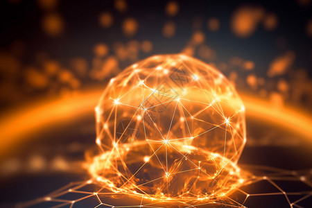 线网科技粒子球体设计图片