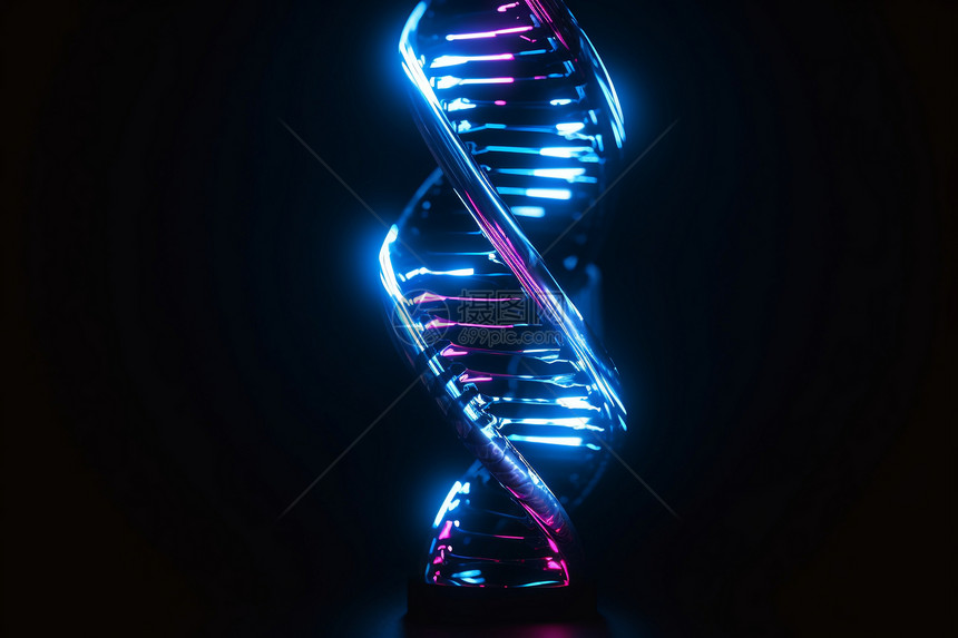 螺旋基因链图片