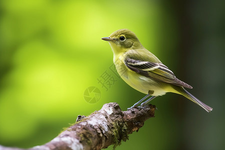 愤怒黄色小鸟树枝上的小鸟背景