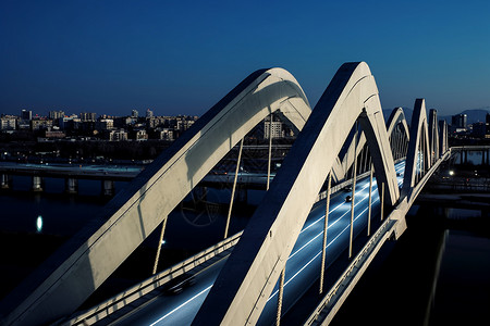 城市桥梁背景图片