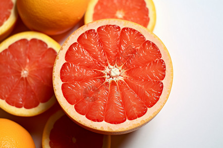 新鲜的健康柑橘图片
