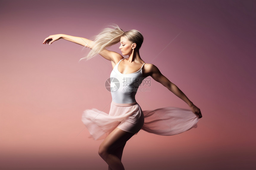 跳芭蕾舞的女性图片