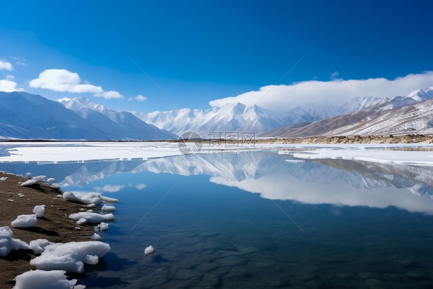 美丽的高原雪山图片