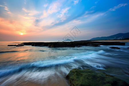 石头高清素材美丽的海洋风景背景