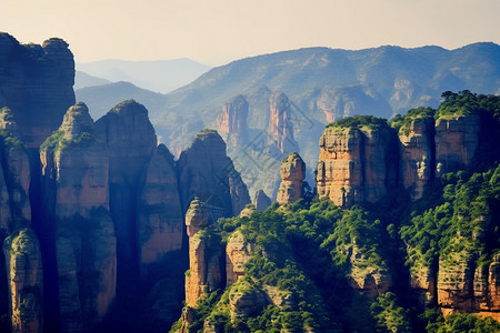 险峻的山峰图片