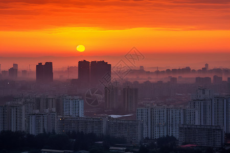 日出中的景象图片