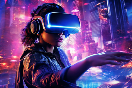 未来主义VR技术高清图片
