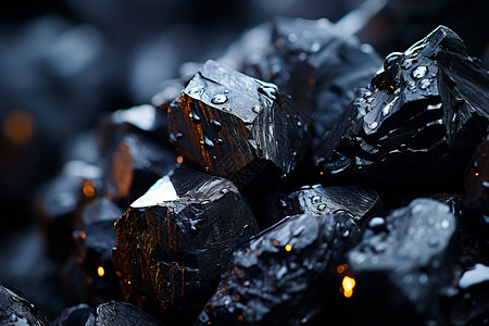 地下矿场采取的工业煤炭设计图片
