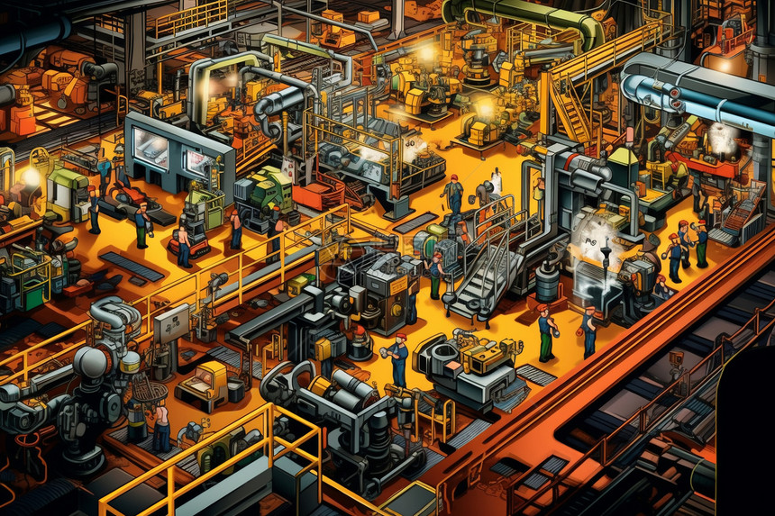 金属的加工厂图片