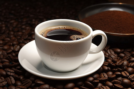 加糖的咖啡咖啡杯加糖高清图片