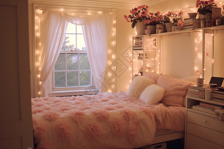 浪漫而舒适的卧室图片