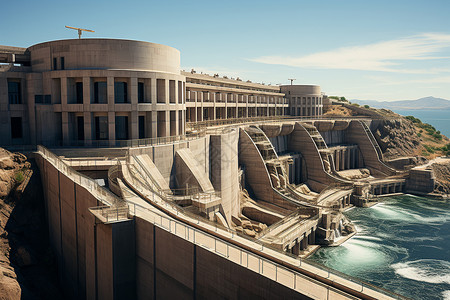 水坝大型水利工程建筑设计图片