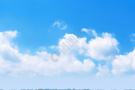天空中的多云天气图片