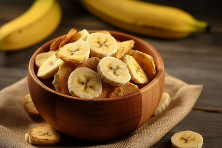 健康的香蕉干图片