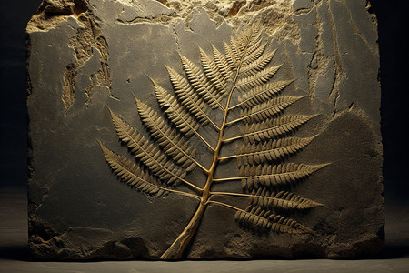 远古化石背景图片