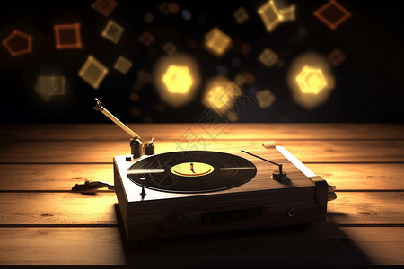 音频播放器复古的音乐盒设计图片