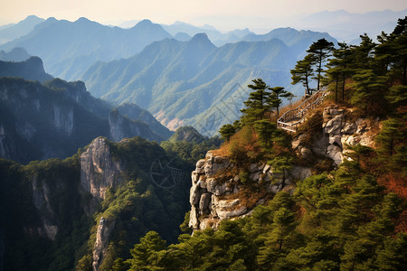 天柱山的自然景观图片