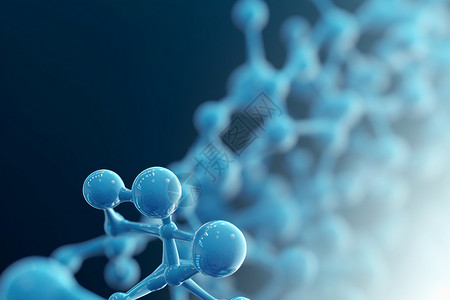 抽象克隆基因分子结构图片