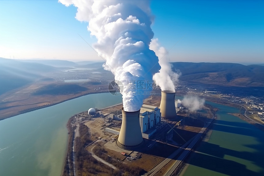 工业煤电厂图片