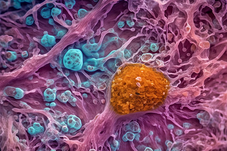恶性肿瘤细胞背景图片