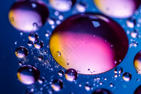 油性气泡背景背景图片